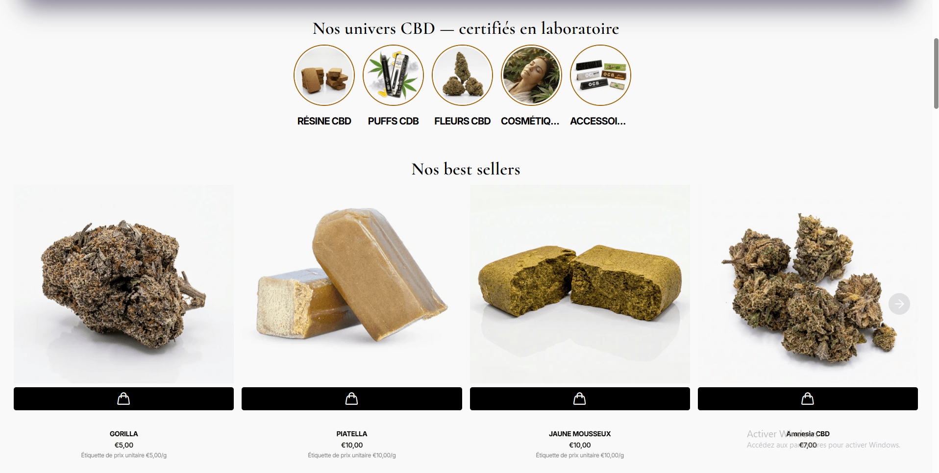 Green Jardin product catalogue